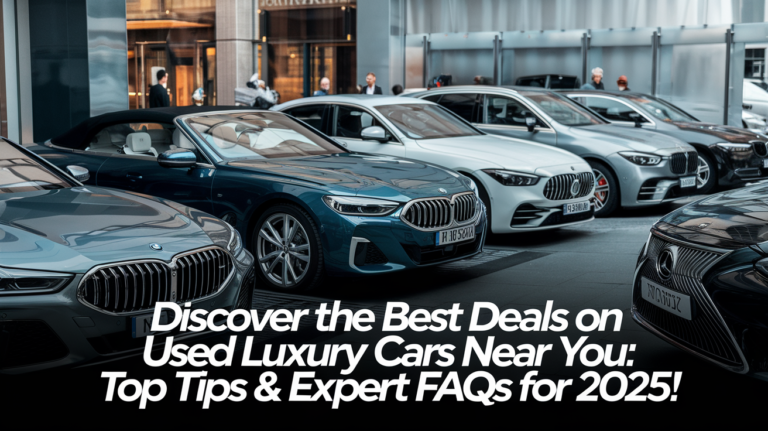 “Discover the Best Deals on Used Luxury Cars Near You: Top Tips & Expert FAQs for 2025!”