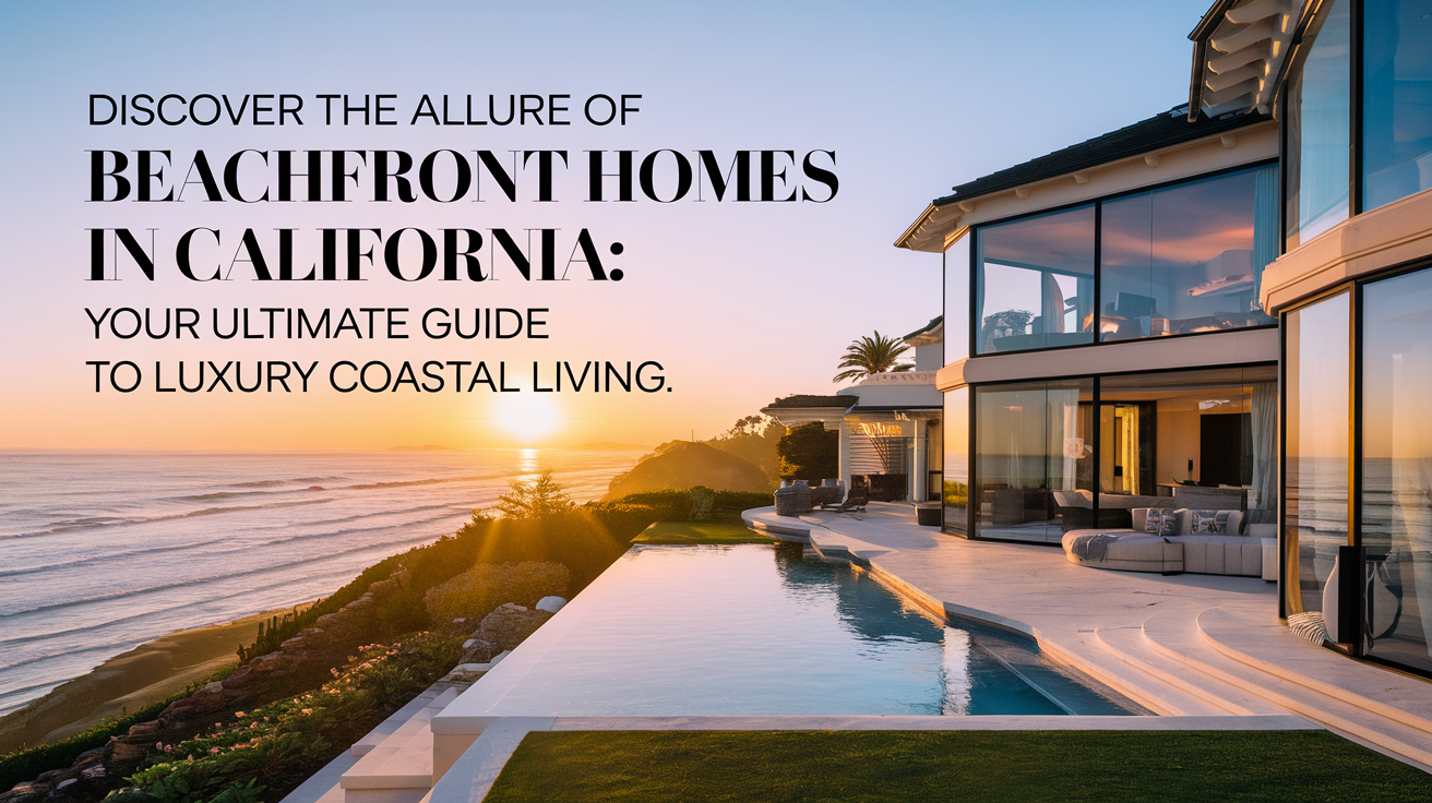 Beachfront Homes in California